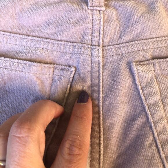 GAP Kids Twill Flare Leg Pants Lavender Sparkles 12 Slim 100% Cotton Y2K Style - Picture 8 of 12